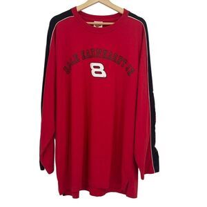 Winner’s Circle Men's Dale Earnhardt Jr. Long Sleeve Tee Shirt Red XL